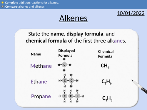 GCSE Chemistry: Alkenes
