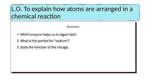 Chemical Reactions and Balancing Equations