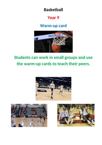 Basketball Lesson Plans - Year 9