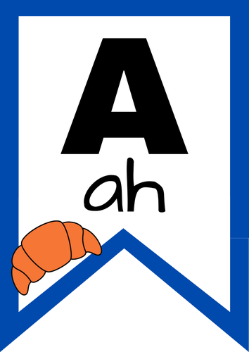 French Alphabet Bunting - L'Alphabet
