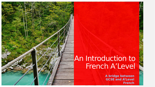 Introduction to A'Level French