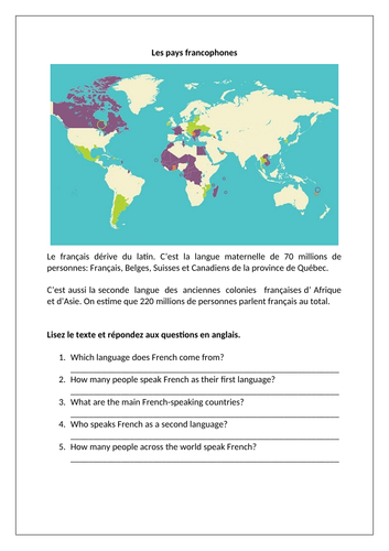 Francophone countries