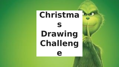 Christmas Group Drawing Challenge - The Grinch