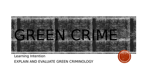 green crime sociology essay