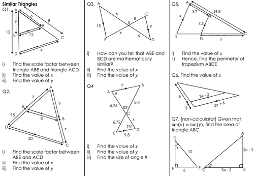 Similar triangles