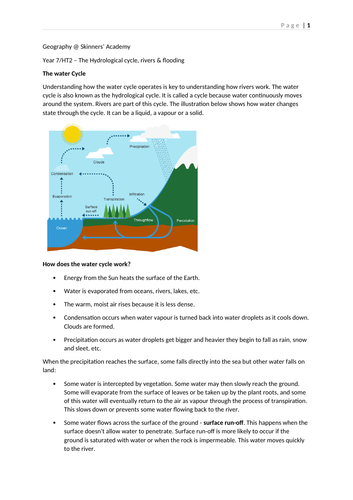 GEOGRAPHY BOOKLET - RIVERS