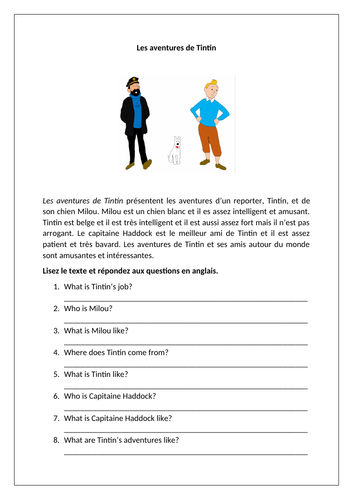 Dynamo 1 - Module 1 - Tu es comment? - Page 17 - Tintin