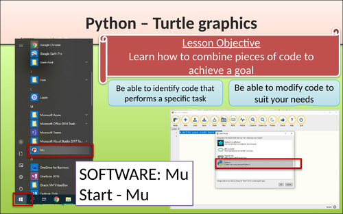 KS3 Graphics using python turtle