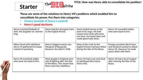 Big write-up - Henry VII