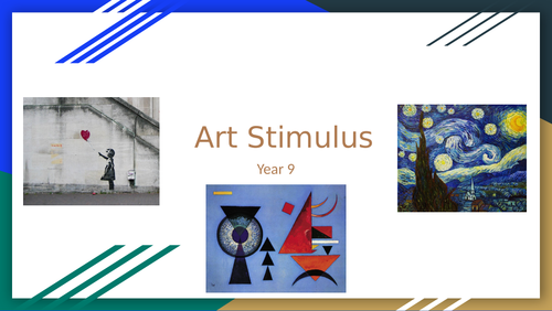 KS3 Dance 'Art Stimulus' SOW