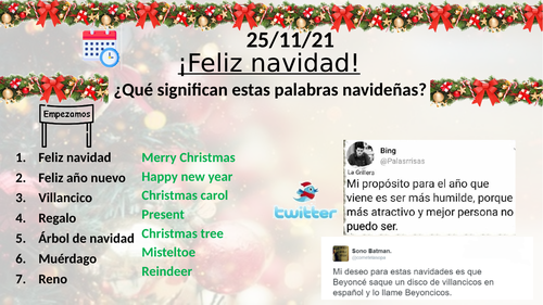 La navidad en Espana (A level)