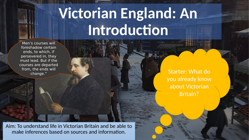Introduction to Victorian England (History/English Resource)