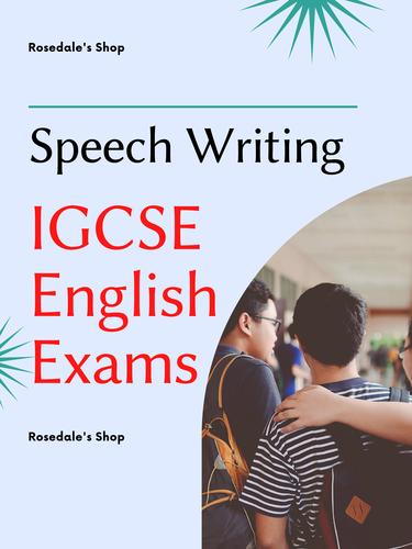Exam Practice Speech GCSE English 9-1: Topic: School Uniforms | SUPERB SPEECH from Student *MARKED!*