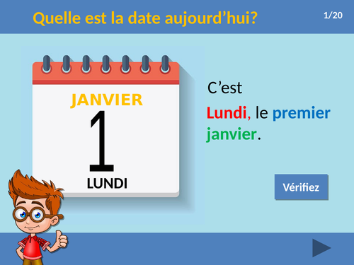 Dates / Les dates