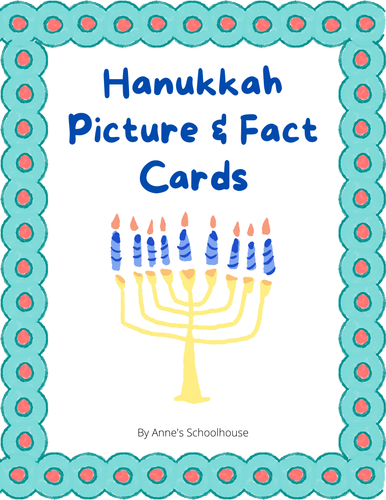 Hanukkah Picture and Fact Cards/Holidays Around the World/Diversity