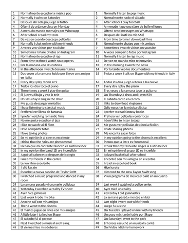 100 paired translations viva 2 module 2