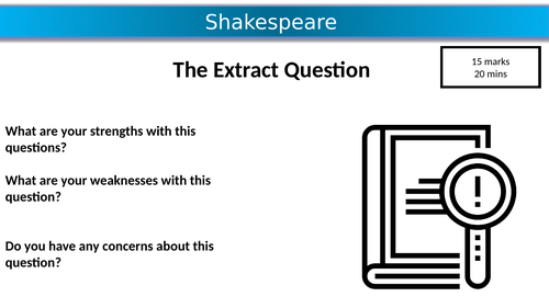 Eduqas Shakespeare Extract Lesson
