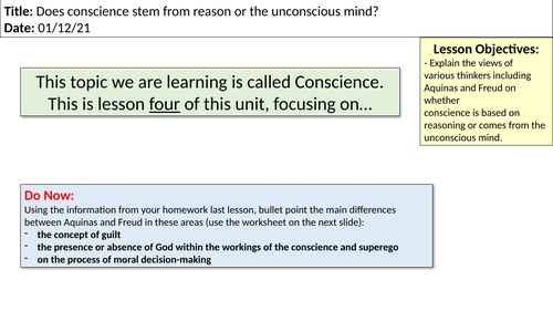 Conscience: Does conscience stem from reason or the unconscious mind?