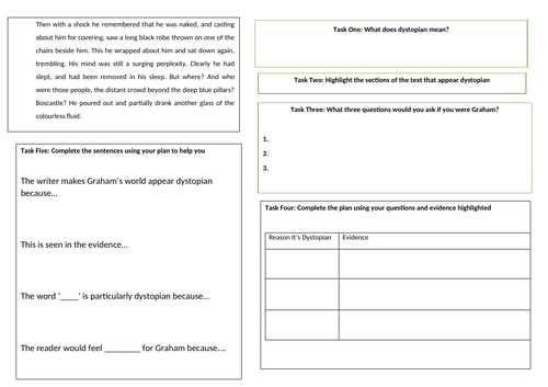 Dystopian Chunked Writing Aid