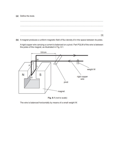 CIE A2 level Physics worksheets/tests