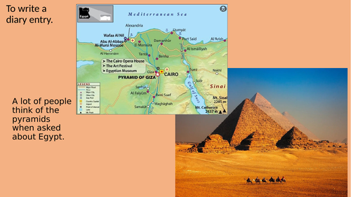 History/ English - Write a diary entry about entering Tutankhamun's tomb