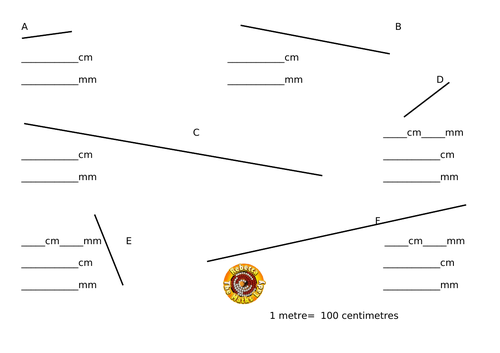 Length worksheet age 9-11