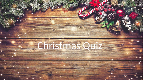 Christmas Quiz 2021