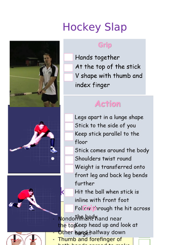 Hockey Passing Resource