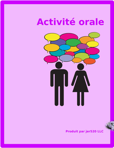 Phrases conditionnelles (Conditional Sentences in French) Speaking Activity