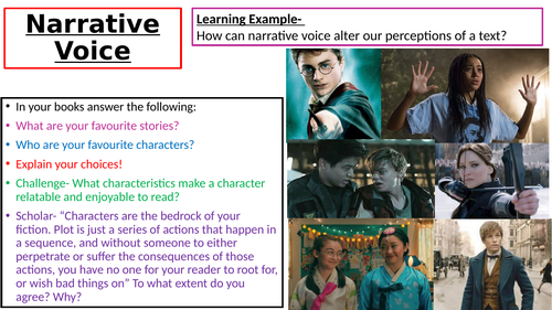 narrative-voice-teaching-resources