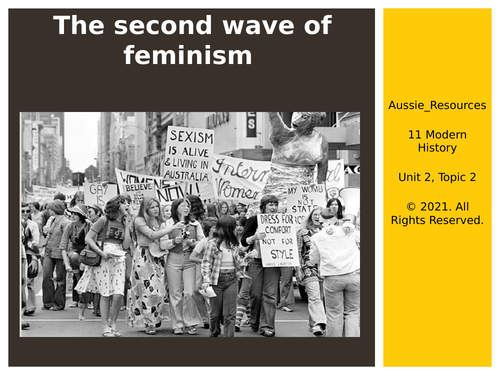 Movements - 11 Modern History - The Second Wave of Feminism