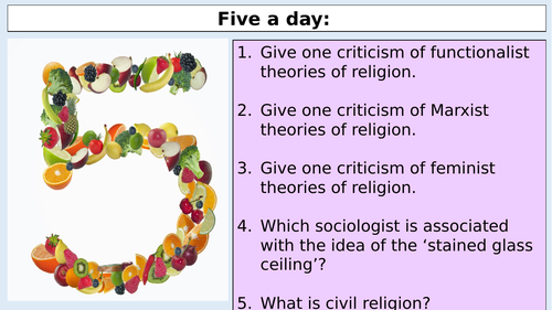 AQA A level sociology: religion and social change