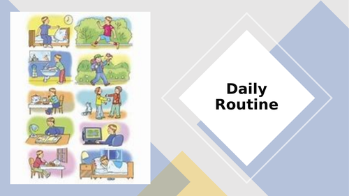 Daily Routine and Past Tense