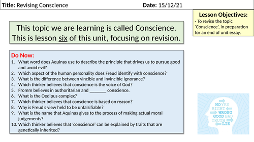 Conscience: Revision