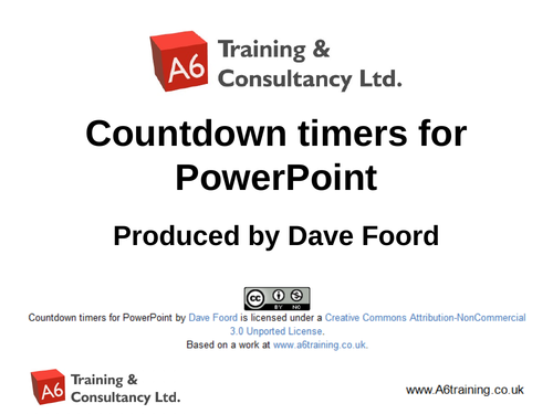 Timers - In Lesson powerpoint