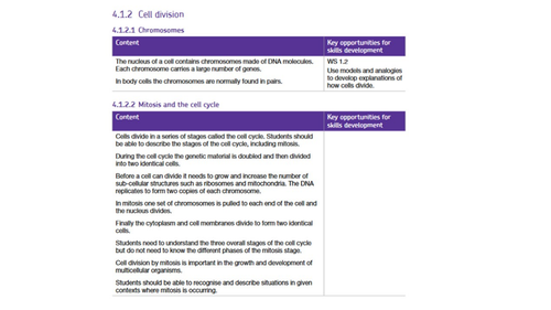 Mitosis and The Cell Cycle