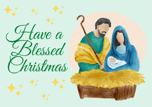 Christmas Poster/Nativity Poster/Class Decor