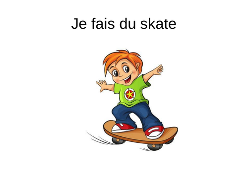 Sports and activities with "faire"