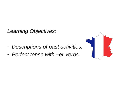 Perfect tense with "avoir"