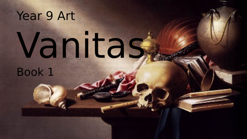 Still life Vanitas Art Skulls Remote Learning Lesson History Drawing Skills Book 1