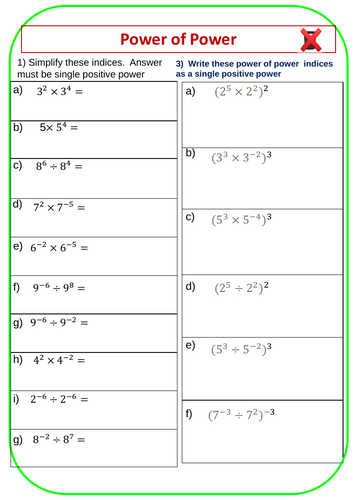 Power of Power: arithmetic