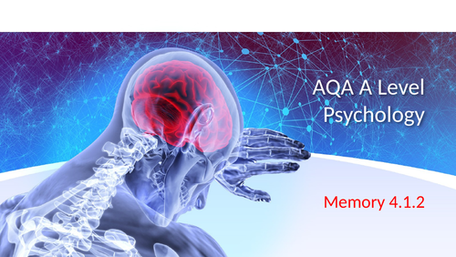 AQAA Level Psychology Memory - WMM