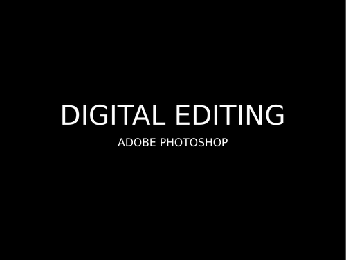 Photoshop  - Digital Art & typography