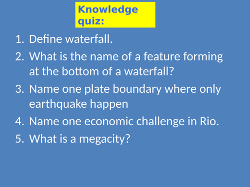 GCSE AQA Rivers Unit: Meanders and Oxbow Lakes