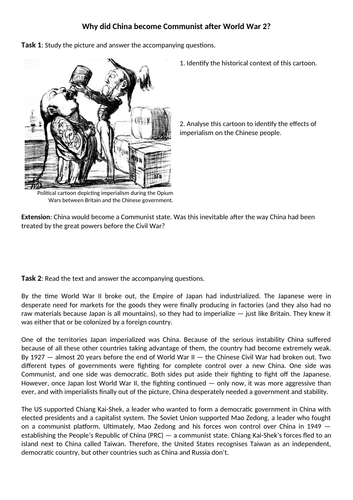 IBDP History: Why did China become Communist?