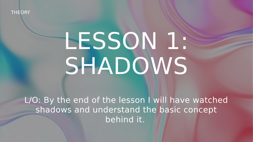 GCSE Dance- Shadows (Theory & Practical PowerPoint)