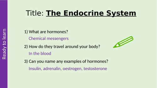 AQA GCSE Endocrine System and Control of Blood Glucose Biology