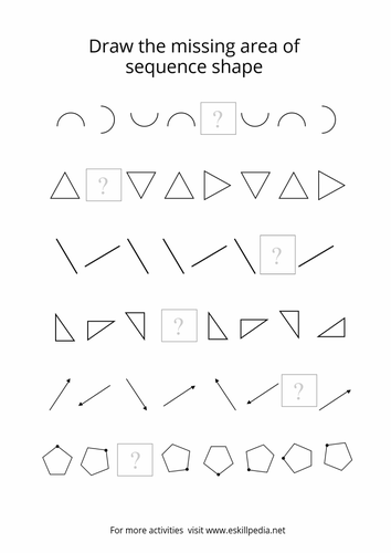 Draw the missing area of sequence