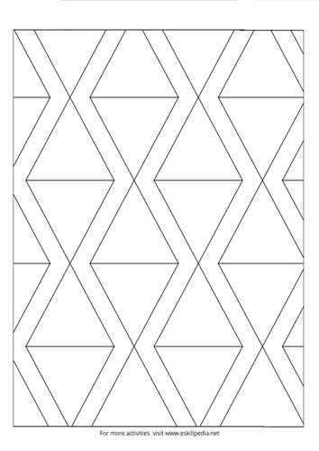 Simple Pattern Coloring Activities