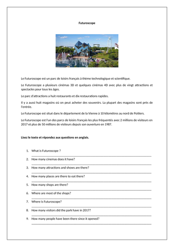 Futuroscope / Parc d'attractions